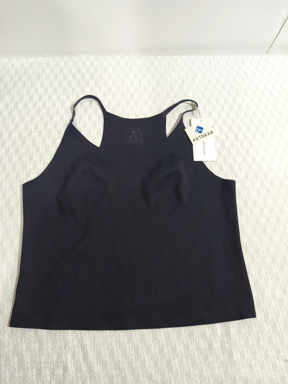 Women's Black Spaghetti-Strap Camisole